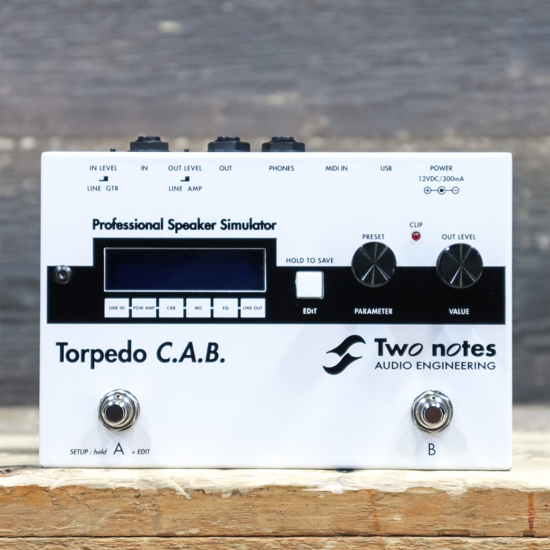 TWO NOTES TORPEDO C.A.B. HIGH-END CABINET SIMULATORL W/BOX #O4EA6BEC