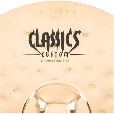 MEINL CLASSICS CUSTOM BRILLIANT EXTREME METAL CRASH 17 CC17EMC-B