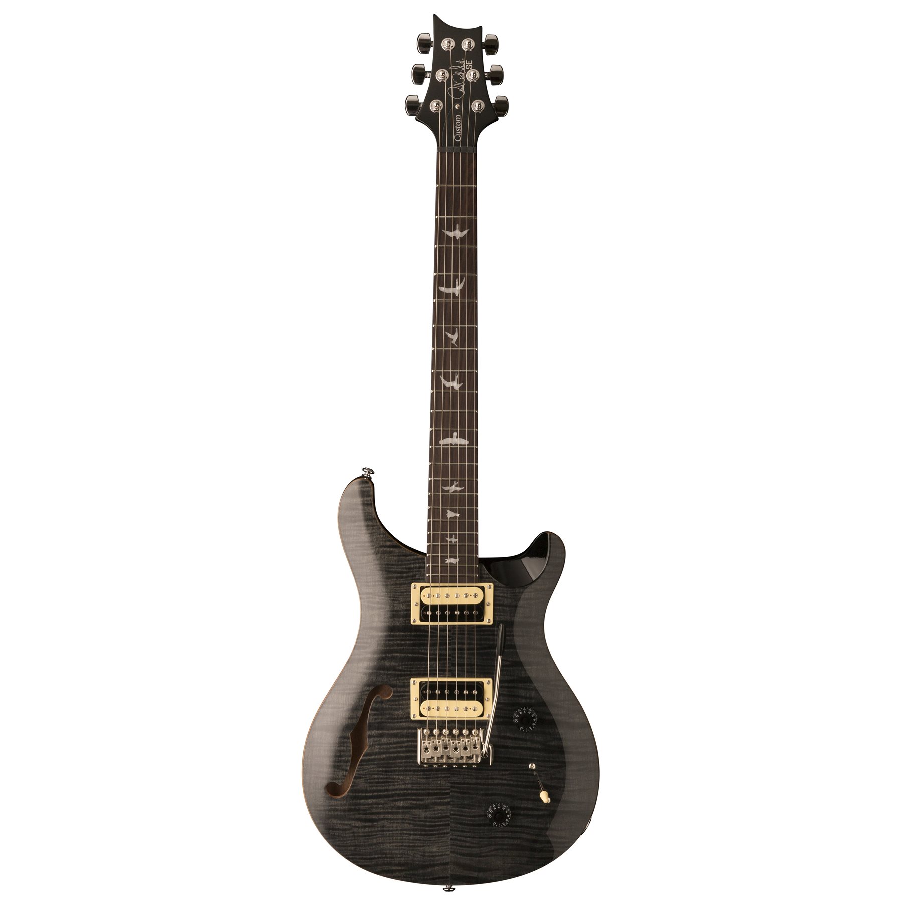 PRS SE CUSTOM 22 SEMI-HOLLOW GRAY BLACK W/BAG