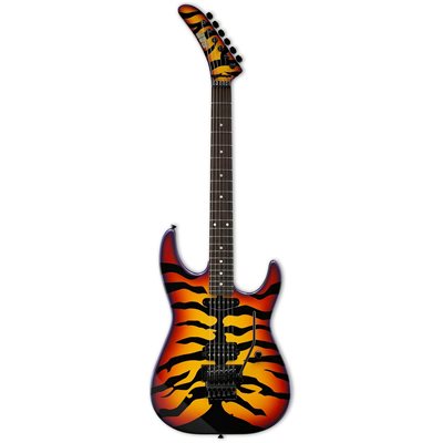 esp george lynch sunburst tiger