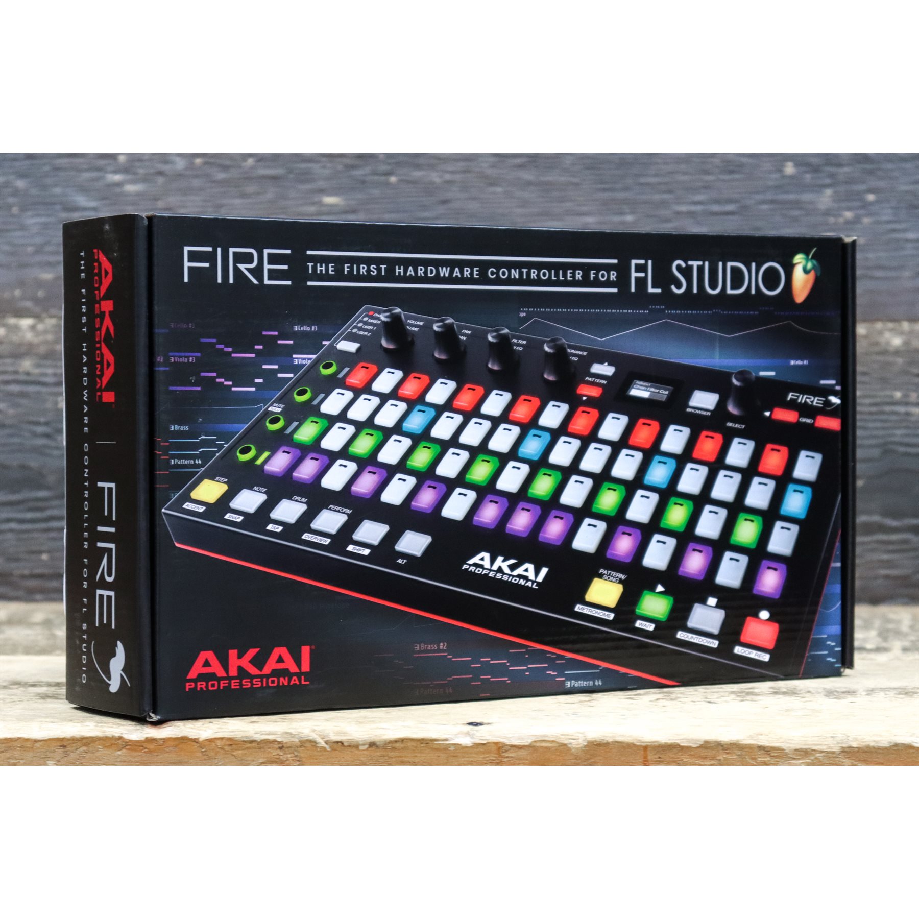 AKAI PROFESSIONAL FIRE 64 VELOCITY-SENSITIVE PADS FL STUDIO HARDWARE  CONTROLLER