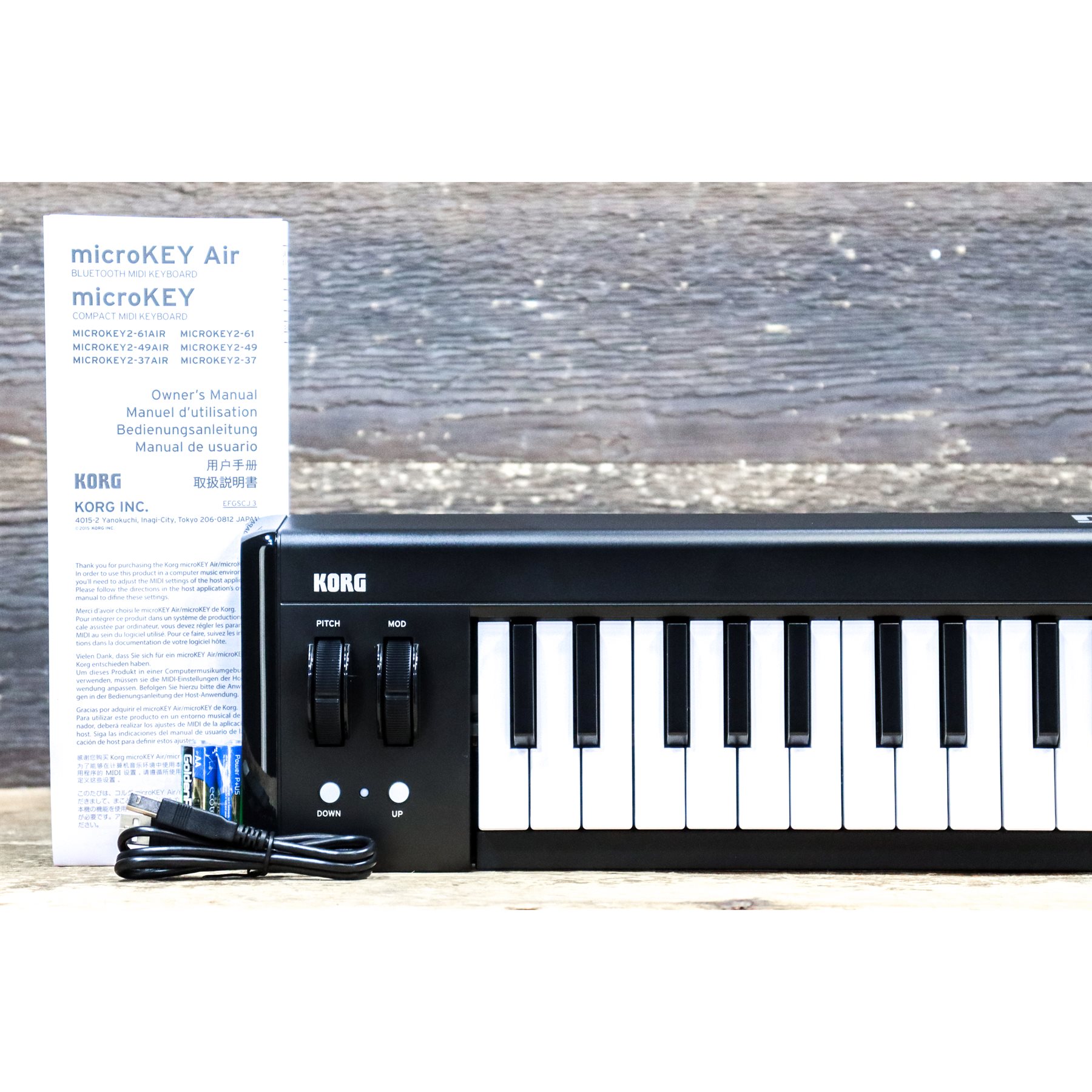 KORG MICROKEY AIR-49 BLUETOOTH MIDI KEYBOARD 49-KEY USB