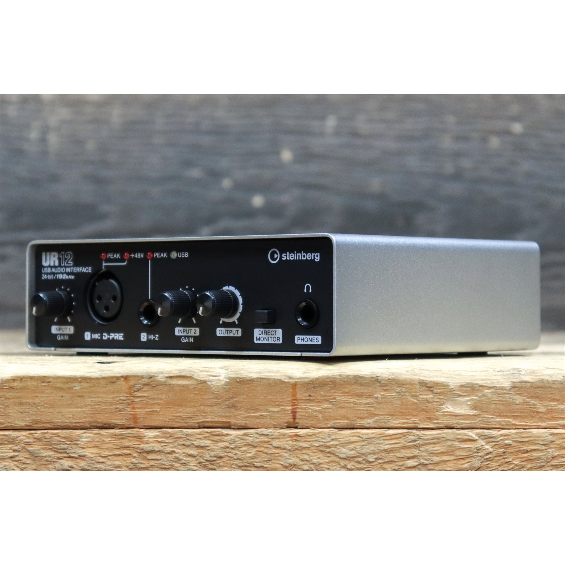 STEINBERG UR12 COMPACT 24-BIT/192 KHZ 2 X 2 USB W/BOX #YEAX02938