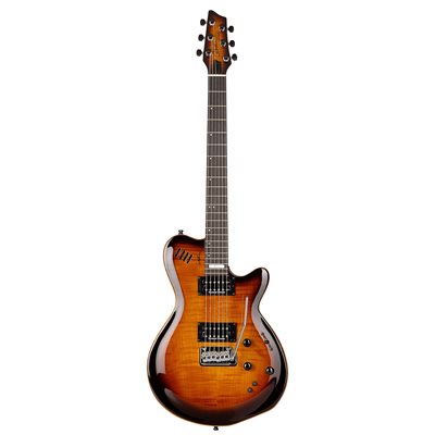 GODIN LGXT COGNAC BURST FLAME AA 024124