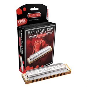 HOHNER MARINE BAND 1896BX-A DIATONIQUE, CLÉ DE A