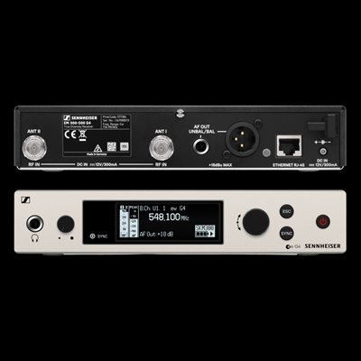 SENNHEISER EM 300-500 G4-AW+ TRUE DIVERSITY HALF RACK RECEIVER