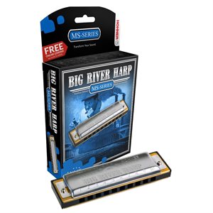 HOHNER BIG RIVER HARP 590BX-A DIATONIC, KEY OF A