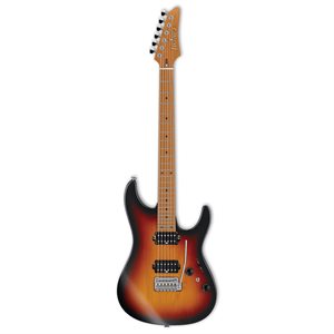 IBANEZ AZ2402-TFF PRESTIGE TRI FACE BURST FLAT AVEC ÉTUI RIGIDE