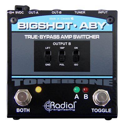 RADIAL ENGINEERING TONEBONE BIGSHOT ABY TRUE-BYPASS SWITCHER R800 7210 00