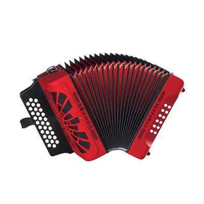 HOHNER COMPADRE E/A/D KEY RED W/BAG