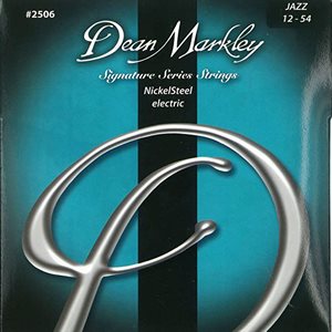 DEAN MARKLEY DM2506 SIGNATURE SERIES NICKELSTEEL ELECTRIC GUITAR STRINGS, JAZZ, 12-54 GAUGE, 6-STRING SET 