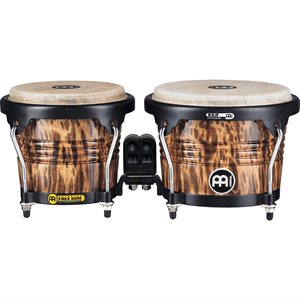 MEINL FWB190LB FREE RIDE WOOD BONGO 6 3/4+8 LEOPARD BURL