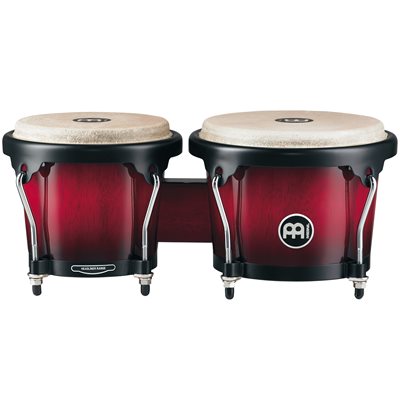 MEINL HEADLINER WOOD BONGO 6 3/4+8 WINE RED BURST HB100WRB