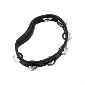 MEINL HTBK TAMBOURINE STAINLESS STEEL JG BLACK