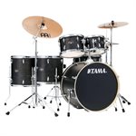 TAMA IMPERIALSTAR WRAP 6PCS SHELL PACK COLOR BOW IE62C-BOW 22-10-8-14-16-14 W/HARDWARE PACK, MEINL HCS CYMBALS PACK AND THRONE