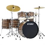 TAMA IMPERIALSTAR WRAP 6 MORCEAUX SHELL PACK COLOR CTW IE62C-CTW 22-10-8-14-16-14 AVEC HARDWARE PACK, MEINL HCS CYMBAL PACK ET THRONE