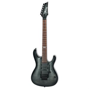 IBANEZ KIKO10BP-TGB PREMIUM KIKO LOUREIRO SIGNATURE TRANSPARENT GRAY BURST AVEC ÉTUI RIGIDE