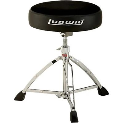 LUDWIG CUSTOM DOUBLE BRACE THRONE - ROUND FABRIC TOP