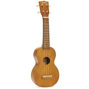 MAHALO KAHIKO SERIES MK1TBR SOPRANO AVEC ÉTUI SOUPLE, BRUN TRANSPARENT