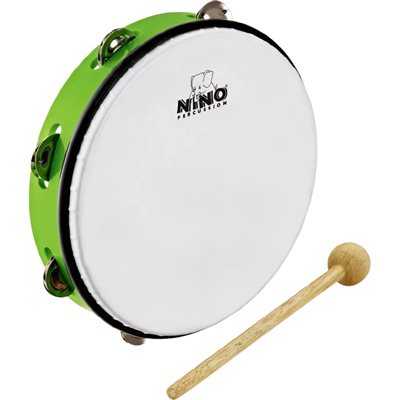 MEINL NINO24GG ABS TAMBOURINE 10 POUCES GRASS-GREEN