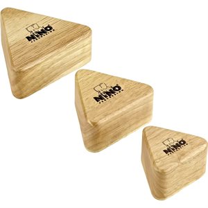 MEINL NINO508 WOOD SHAKER TRIANGULAR 3PCS SET