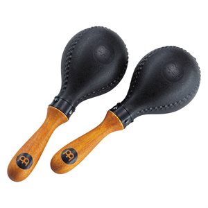 MEINL PM2BK MARACAS BLACK WOODEN HANDLE - PAIR