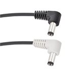 VOODOO LAB PPREV-R 2.1MM REVERSE POLARITY (CENTER POSITIVE) BARREL CABLE, RIGHT ANGLE