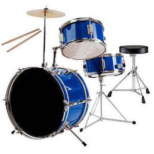 RB DRUMS RB-JR3-MBL JUNIOR 3PCS SHELL PACK METALLIC BLUE (1611BD, 08068T, 1005SD)