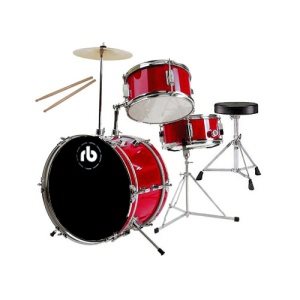 RB DRUMS RB-JR3-MWR JUNIOR 3PCS SHELL PACK METALLIC WINE RED (1611BD, 08068T, 1005SD)