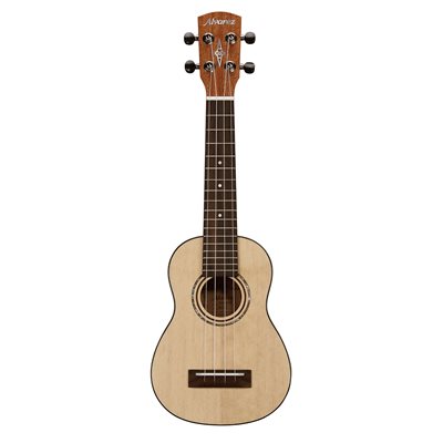 ALVAREZ RU26S SOPRANO UKULELE, NATURAL SATIN FINISH