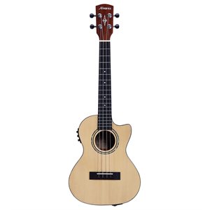 ALVAREZ RU26TCE TENOR UKULELE ACOUSTIC ELECTRIC W/CUTAWAY, NATURAL SATIN FINISH