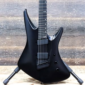 ERNIE BALL MUSIC MAN KAIZEN 6-STRING MULTI-SCALE APOLLO BLACK AVEC ÉTUI RIGIDE