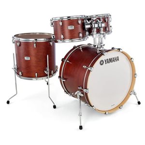 YAMAHA TMP2F4-CHS TOUR CUSTOM 4PCS SHELL PACK CHOCOLATE SATIN (2216BD, 1007T, 1208T, 1615FT)