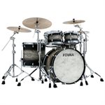 TAMA STAR WALNUT TW42RZS-ASBJ 4PCS SHELL PACK SATIN BLACK JAPANESE SEN BURST (2216BD, 1007T, 1208T, 1616FT)