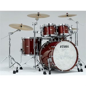 TAMA STAR WALNUT TW42RZS-RBW 4PCS SHELL PACK RED BURGUNDY (2216BD, 1007T, 1208T, 1616FT)