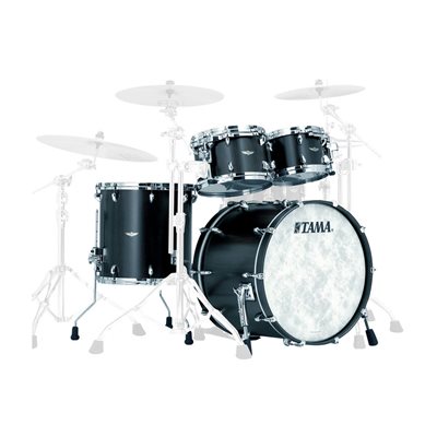 TAMA STAR WALNUT TW42RZS-SKB 4 MORCEAUX SHELL PACK SMOKY BLACK (2216BD, 1007T, 1208T, 1616FT)